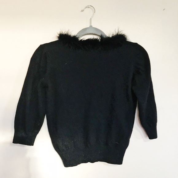 Vintage Feather Knit Top - Picture 5 of 7